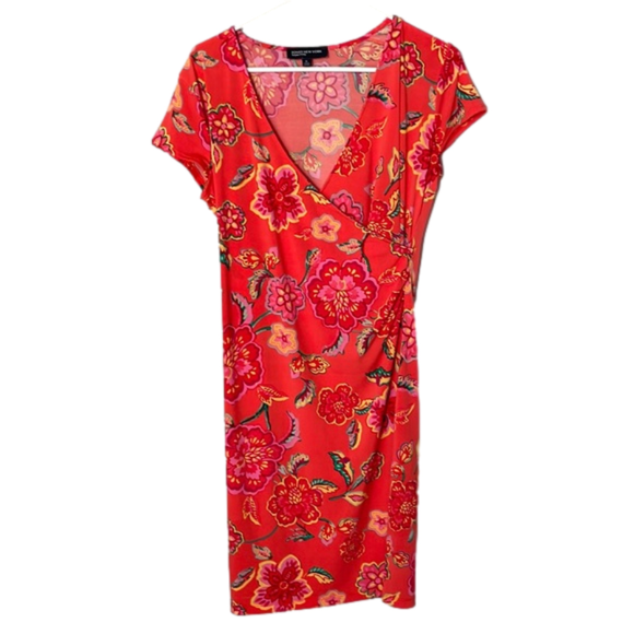 Jones New York Dresses & Skirts - Jones New York Signature floral dress Medium M coral